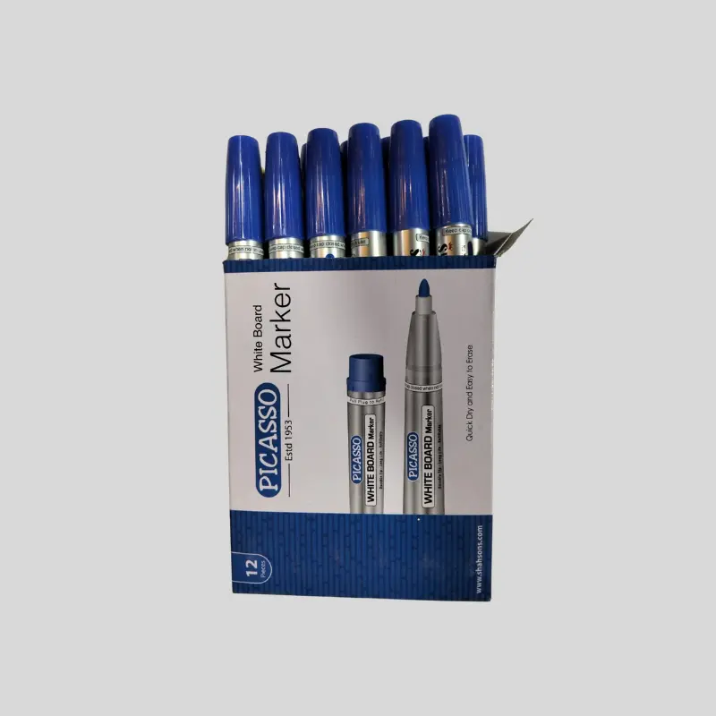 Blue white board marker