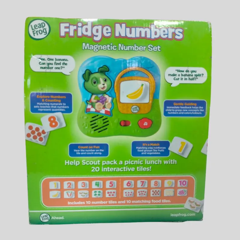 Leap Frog Fridge magnetic number set