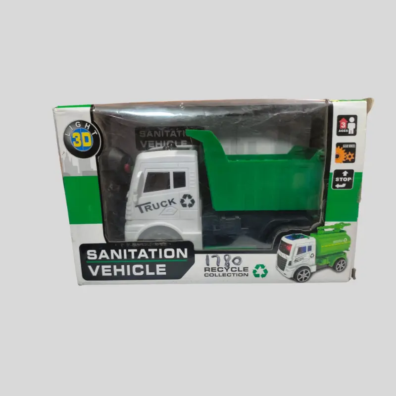 Sanitation Vehicle Truck | Recycling Truck Toy For Boys And Girls - Image 2